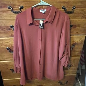 Express, new with tags, XL, sheer top